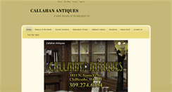 Desktop Screenshot of callahanantiques.com