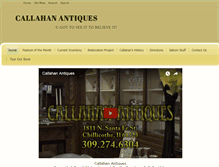 Tablet Screenshot of callahanantiques.com